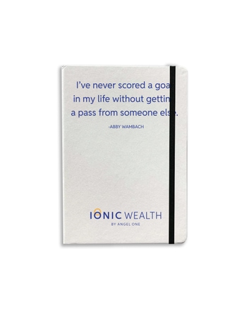 Ionic Note Book - White - A5- 160 Pages